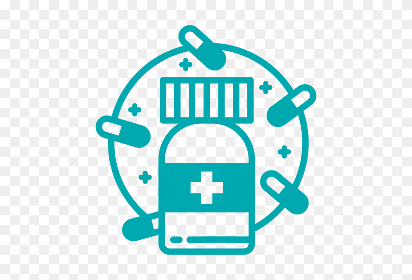 512x512 Pills Bottle Icon - Pills PNG