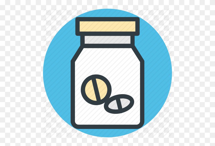 512x512 Pills Clipart Medicine Jar - Medical Bag Clipart