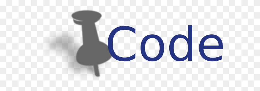600x234 Pin Code Logo Clip Art - Coding Clipart