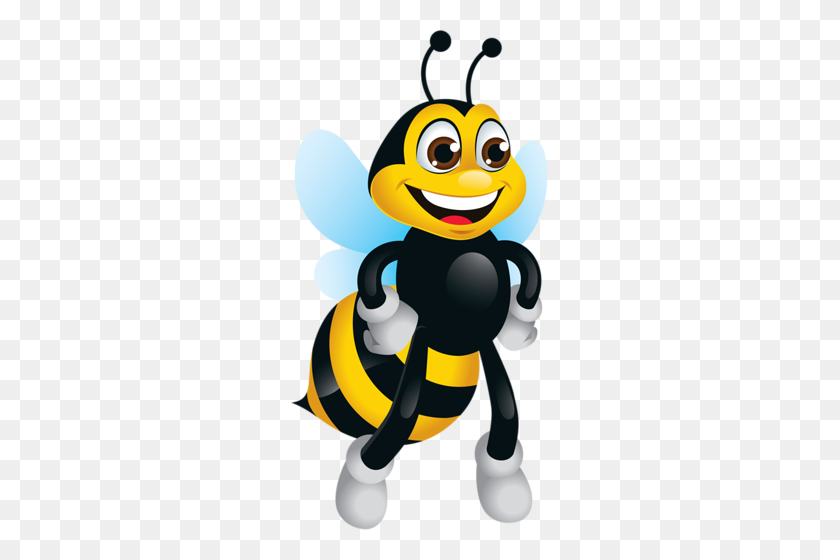 257x500 Pin De Oana Daia Pe Tehnica Decupajului Bee - Buzzing Bee Clipart