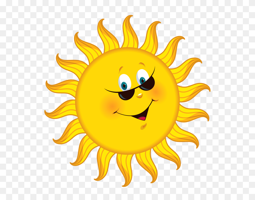 586x600 Pin Gy, Itt Summer Sun - Sunshine With Sunglasses Clipart