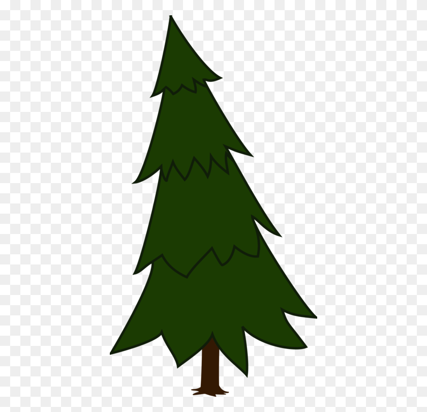 408x750 Pine Christmas Tree Fir Spruce - Pine Tree PNG