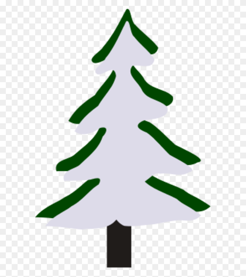 600x884 Pine Clipart Snow Tree - Small Tree PNG