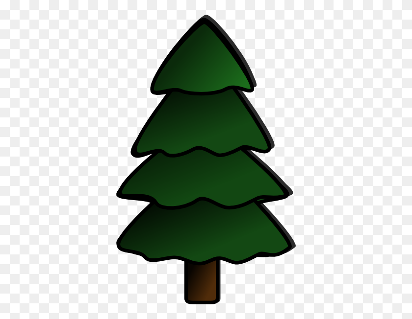 366x592 Pine Tree Clip Art To Download - Pine Branch Clipart