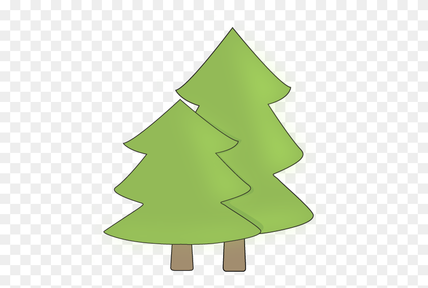 486x505 Pine Tree Clipart Conifer - Tree Illustration PNG