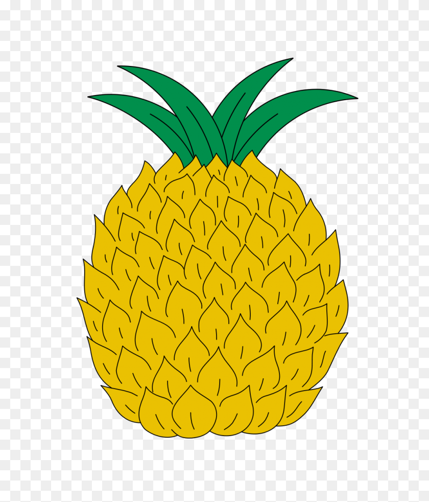 1000x1183 Pineapple - Pineapple PNG
