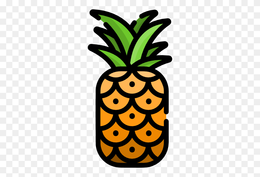 512x512 Pineapple - Pineapple With Sunglasses Clipart