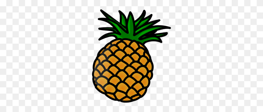 252x299 Pineapple Clip Art - Pineapple Clipart PNG