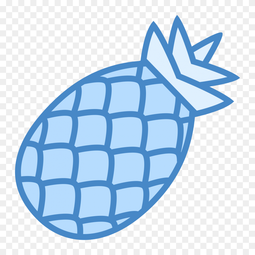 1600x1600 Pineapple Clipart Blue - Pineapple With Sunglasses Clipart
