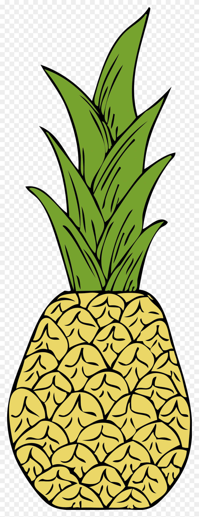 958x2608 Pineapple Drawing Clip Art, Transparent Pineapple Tumblr - Pineapple Sunglasses Clipart