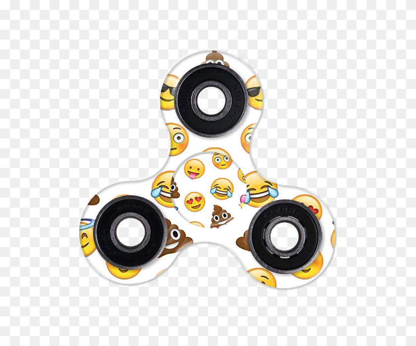 640x640 Pineapple Emoji Flag Led Tri Spinner Fidget Toy Edc Hand Spinner - Camera Emoji PNG
