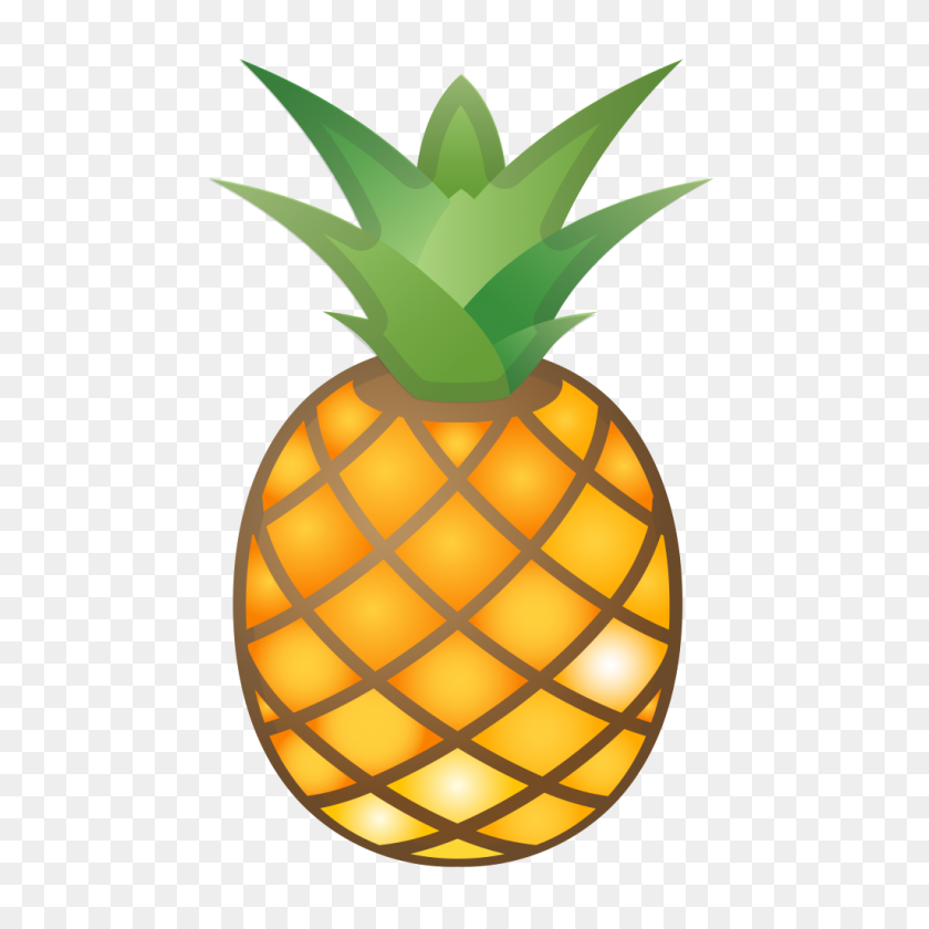 1024x1024 Pineapple Icon Noto Emoji Food Drink Iconset Google - Pinapple PNG