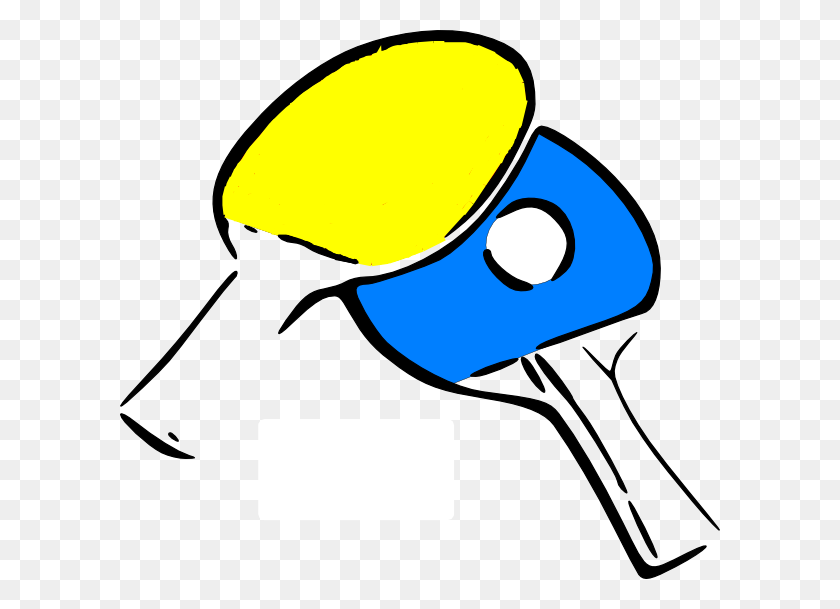 600x549 Ping Pong Clipart - Paddle Clipart