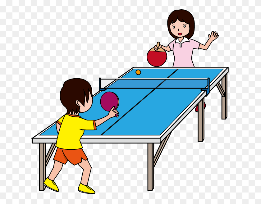 639x597 Игрок В Настольный Теннис В Пинг-Понг - Игровой Клипарт