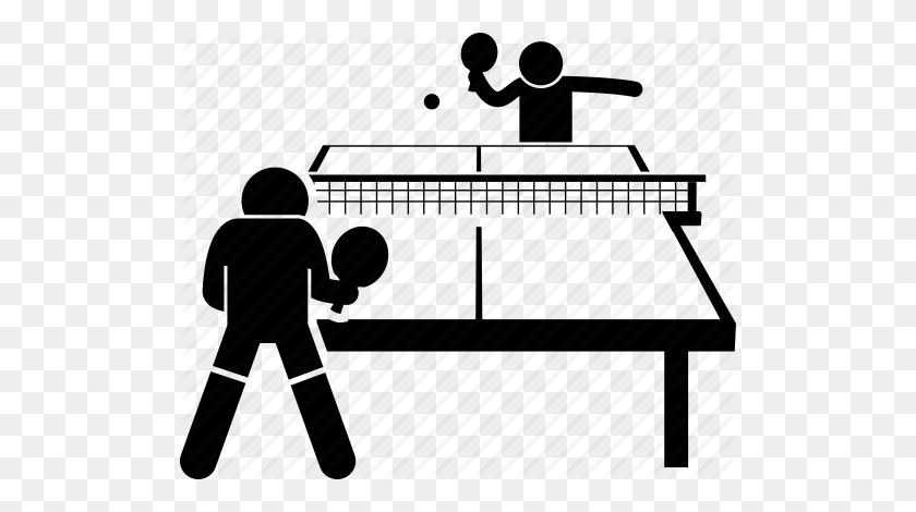 512x410 Ping Pong, Play, Playing, Table, Table Tennis Icon - Ping Pong Ball PNG