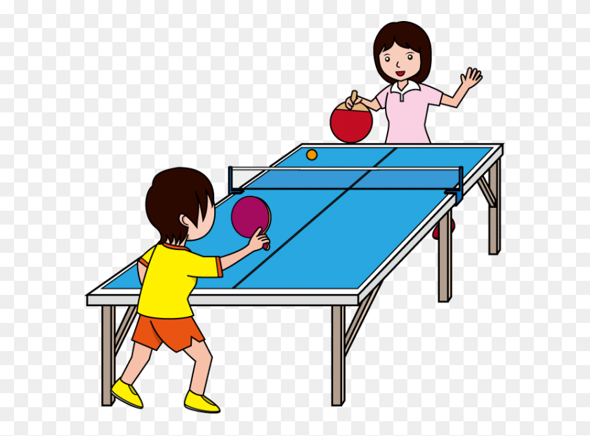 600x561 Ping Pong Table Clipart Nice Clip Art - Table Clipart