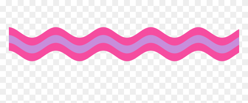 851x315 Pink Abstract Lines Free Png Image Png Arts - Squiggly Lines PNG