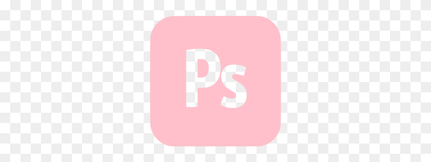 256x256 Pink Adobe Ps Icon - Adobe Icon PNG