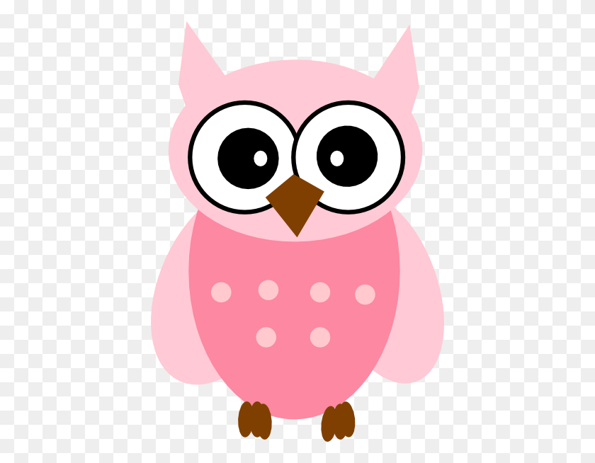 414x594 Pink And Brown Owl Clipart Clip Art Images - Owl Face Clipart