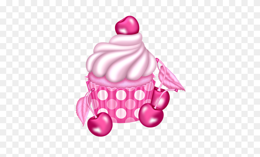 400x450 Pink And Delicious!! Sewing Cupcakes, Cupcake - Delicious Clipart