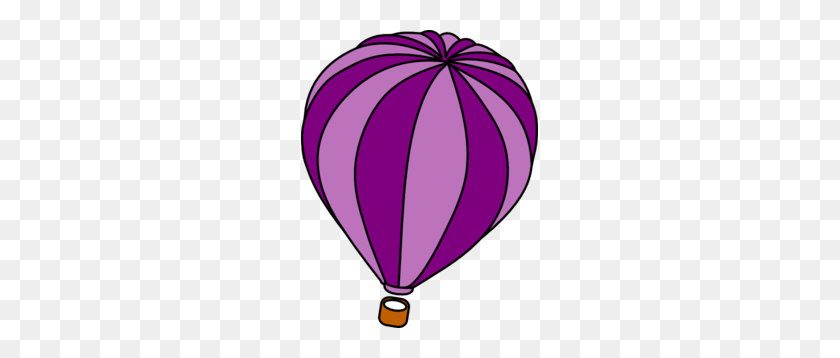 237x298 Pink And Purple Hot Air Balloon - Yeezy Clipart