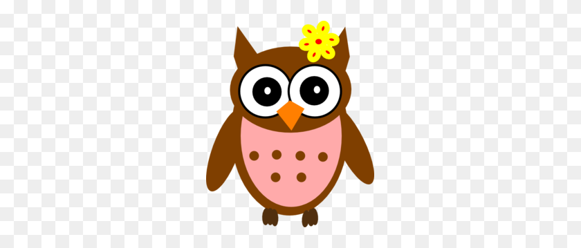 243x299 Pink Baby Owl Clipart - Fall Owl Clip Art