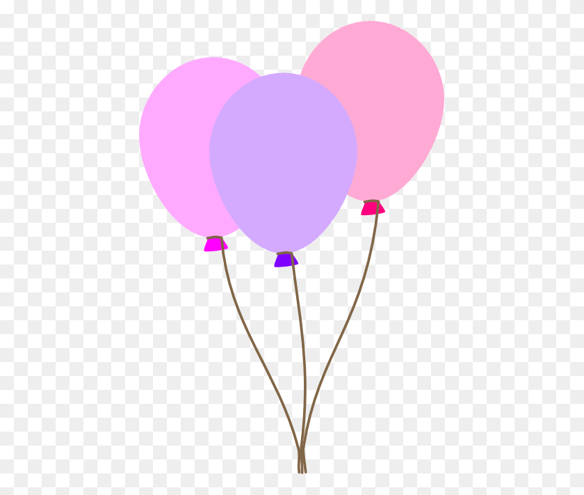 439x651 Pink Balloons Clipart Clip Art Images - Pastel Clipart