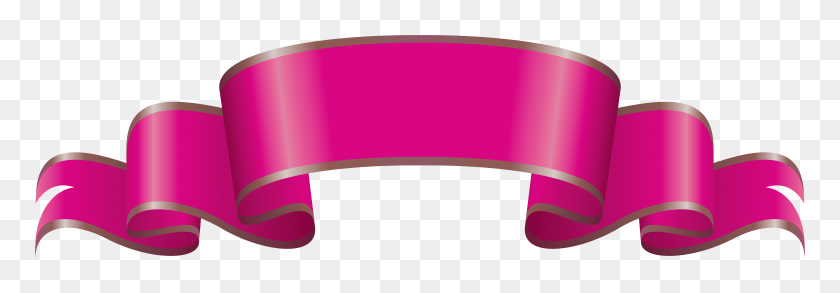 8000x2390 Розовый Баннер Декоративные Png Клипарт - Розовый Круг В Png