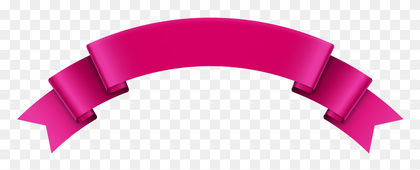 8000x2892 Pink Banners - Pennant Banner PNG