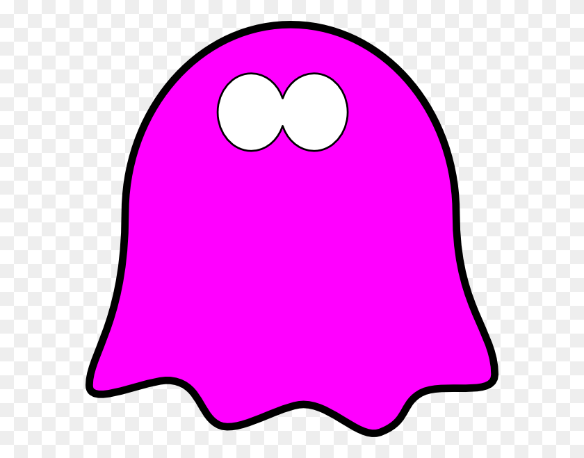 594x599 Pink Base Cliparts - Friendly Ghost Clipart