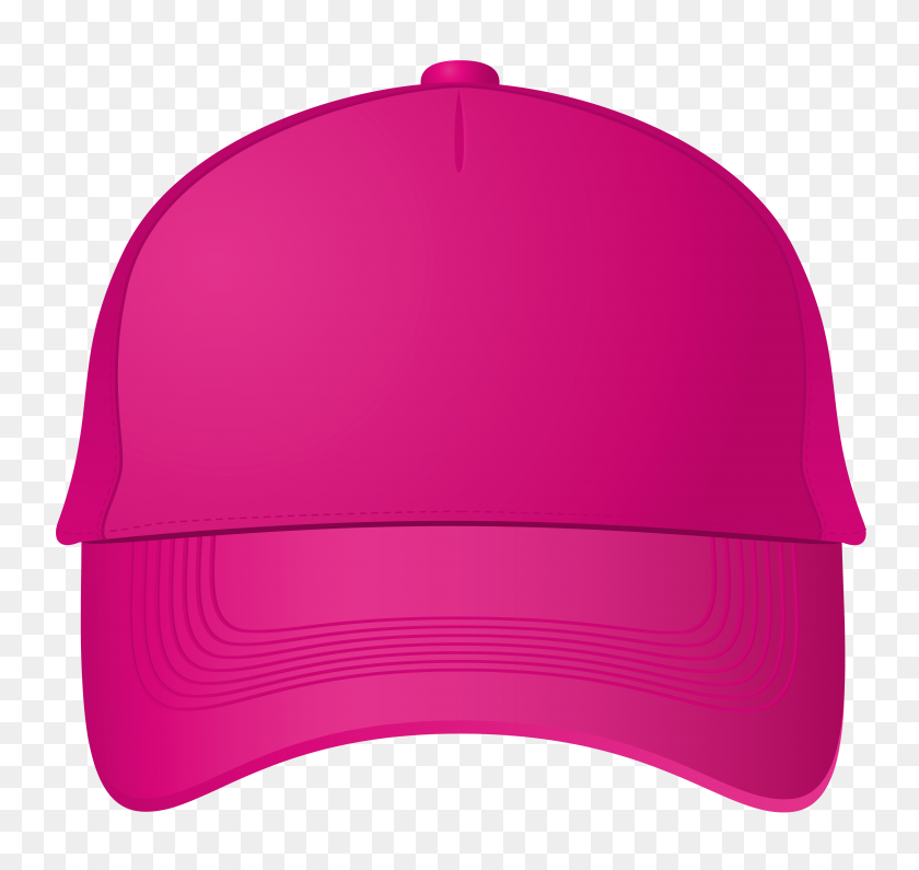 6505x6137 Pink Baseball Cap Png Clipart - Ball Cap Clip Art