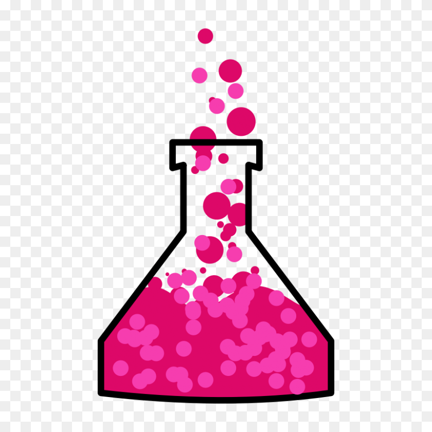 800x800 Pink Beaker Cliparts - Science Beaker Clip Art