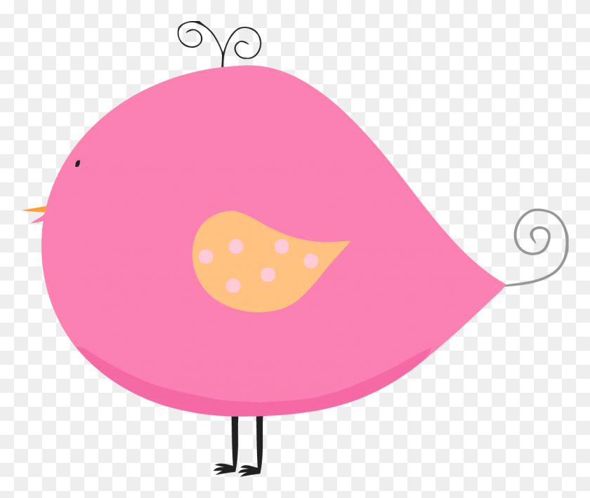 1249x1041 Pink Bird Polka Dot Wings Clipart Png - Polka Dots PNG
