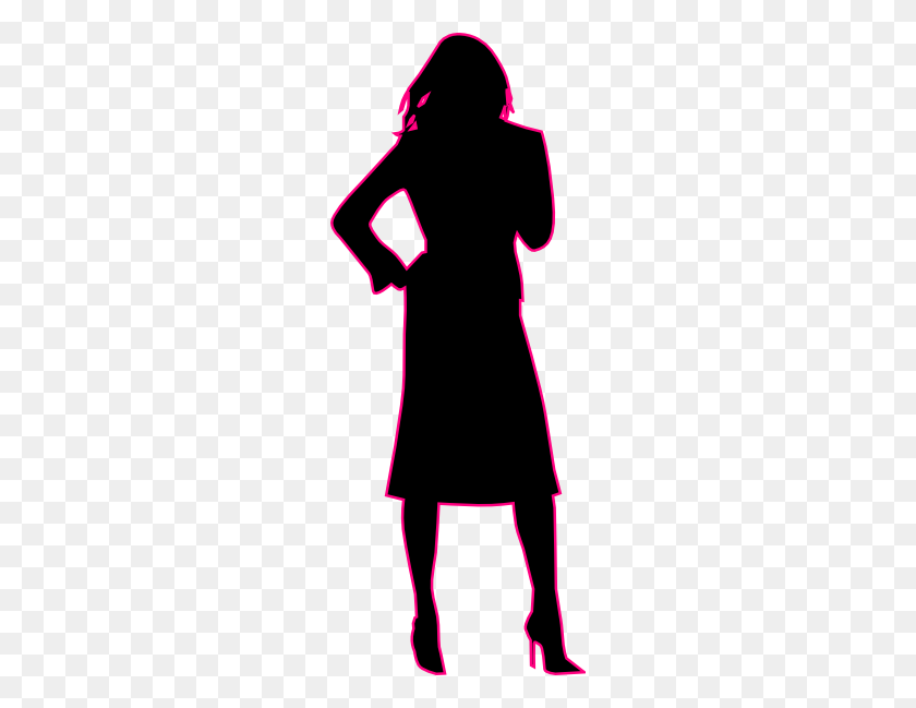 234x589 Rosa, Negro, Mujer De Negocios Clipart - Mujer De Negocios Clipart