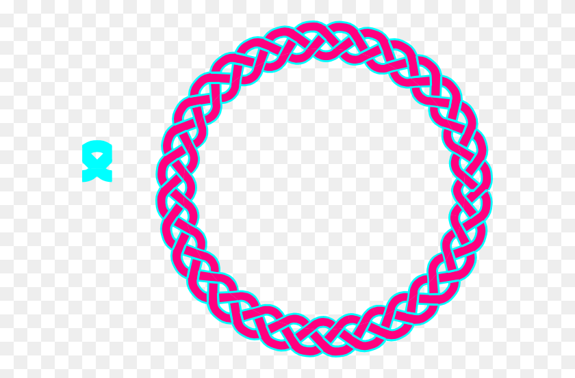 600x493 Pink Blue Celtic Knot Clip Art - Celtic Knot Clipart