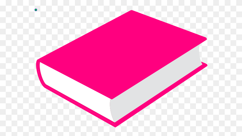 600x414 Pink Book Clipart - Pink Eraser Clipart