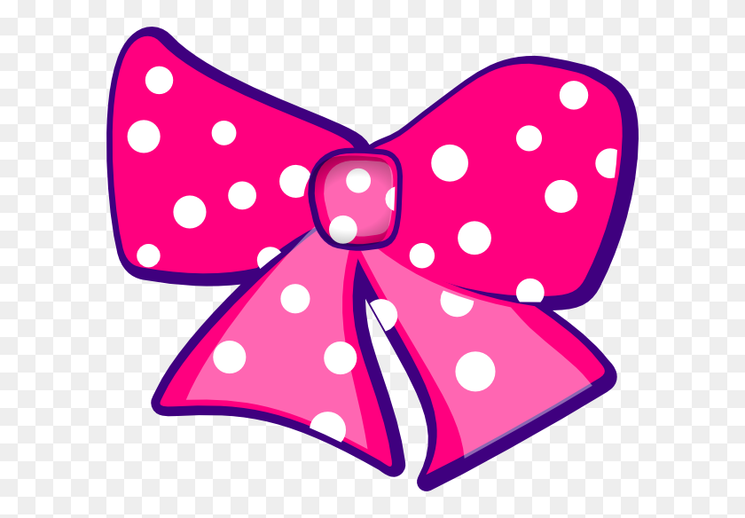 600x524 Pink Bow Clip Art - Bows PNG