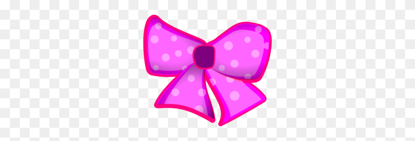 260x227 Pink Bow Clip Art Clipart - Minnie Mouse Bow Clipart