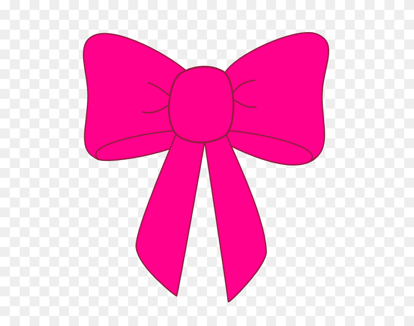 600x600 Pink Bow Clipart - Bow Clipart PNG