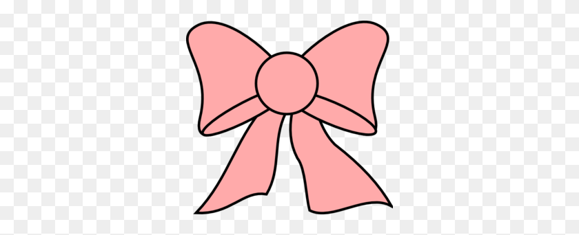 300x282 Pink Bow Clipart Gallery Images - Red Christmas Bow Clipart