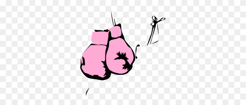 291x299 Pink Boxing Gloves Clip Art - Pink Boxing Gloves Clipart