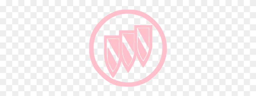 256x256 Розовый Значок Бьюик - Логотип Бьюик Png