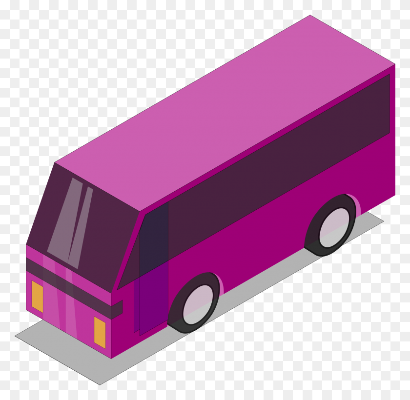 2400x2340 Pink Bus Icons Png - Bus PNG