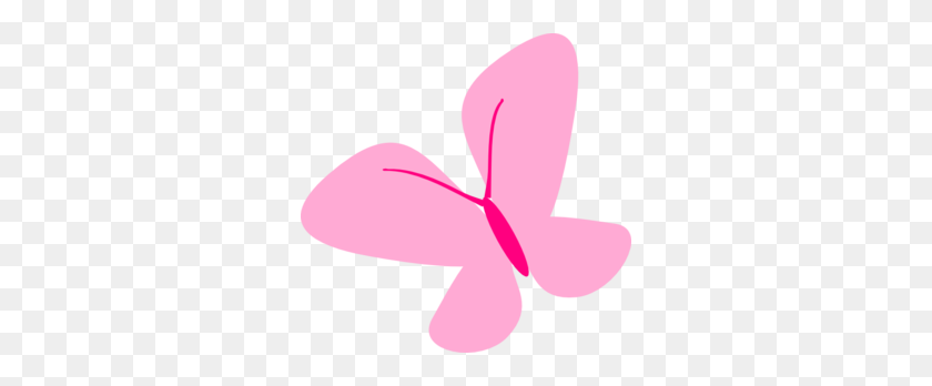298x288 Pink Butterfly Clipart Png Clip Art Images - Butterfly Clipart