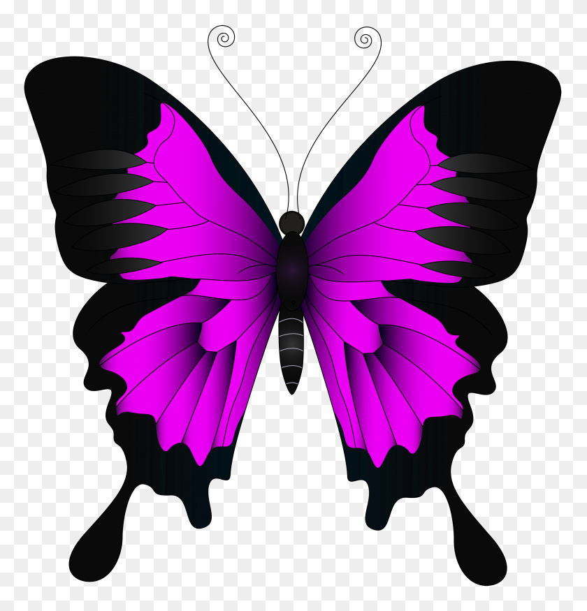 4783x5000 Pink Butterfly Png Clip Art - Mariposas PNG