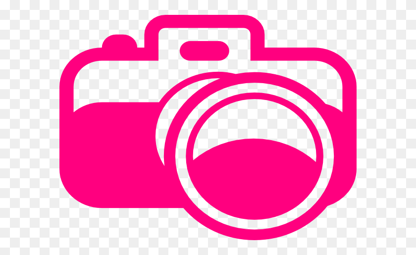 600x455 Розовый Клипарт Камеры - Пленочная Камера Клипарт