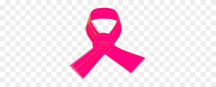 300x279 Pink Cancer Ribbon Clip Art - Breast Cancer Ribbon Clip Art