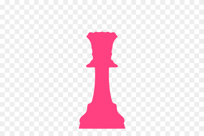 500x500 Pink Chess Piece - Chess Queen Clipart