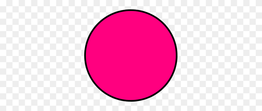 299x297 Pink Circle Clip Art - Circle Clipart