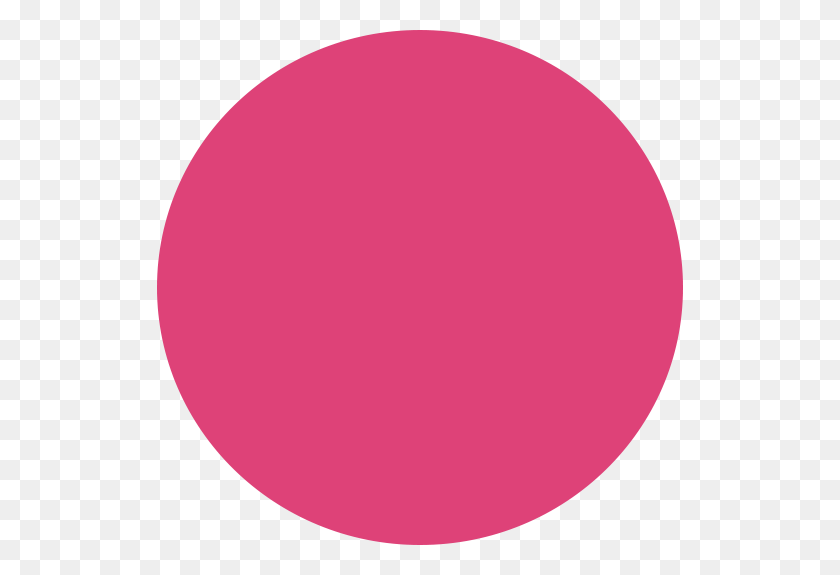 526x515 Pink Circle Transparent - Pink Circle PNG